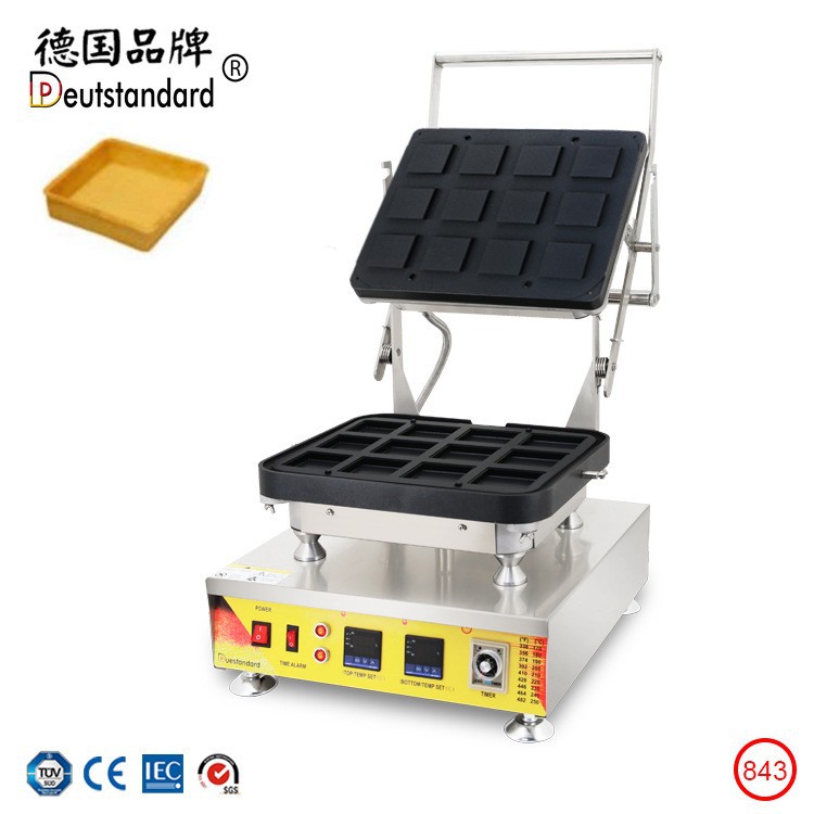 Direct sales from the manufacturer of commercial filling cookie waffle machines, runny cheese tart shell machines, and cookie equipment for baking shop stalls Specification image