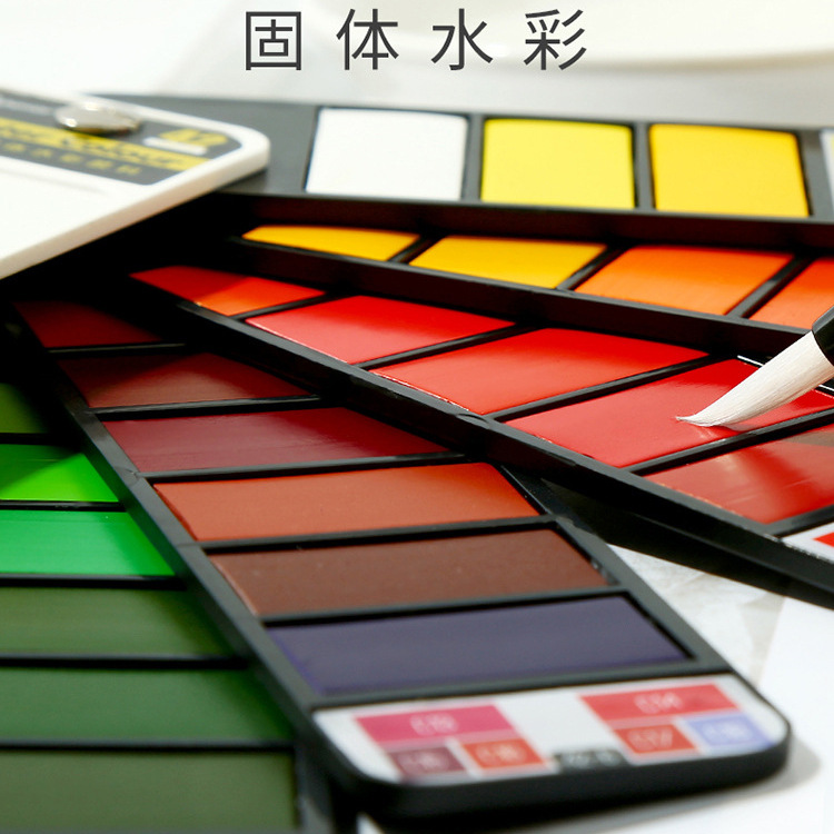 水彩颜料盒/油画颜料/马利国画/塑料软管颜料/DIY石膏娃娃产品图