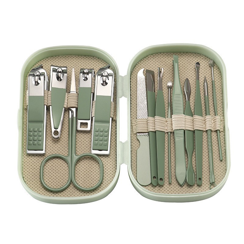 指甲护理工具套装12件套美甲修剪打磨护理套装家用专业工具