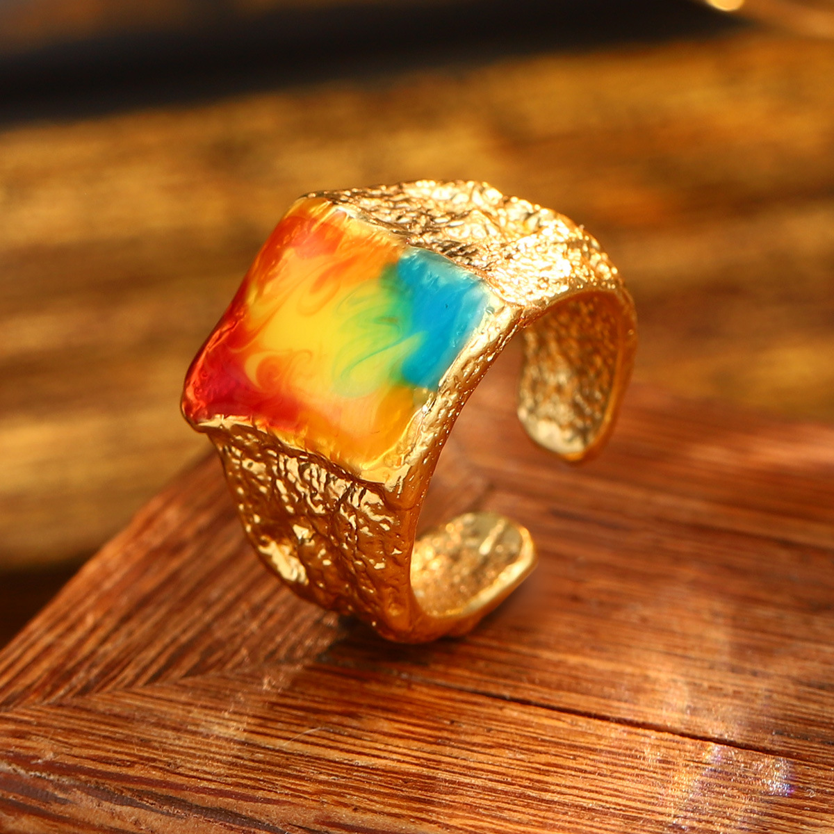 vintage jewelry, oil painting series, flower rings, Baroque natural pearl jewelry, summer niche art Specification image