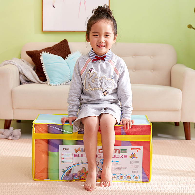 Foam building blocks, large assembly, educational toys for children, early education kindergarten, soft sponge, eva large building blocks Application Scenario