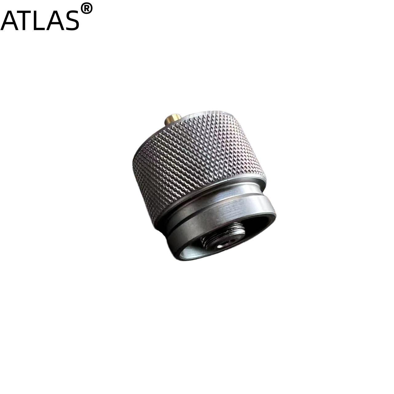 ATLAS outdoor gas stove accessories, gas filling valve adapter, outdoor camping accessories, high-altitude tank gas filling valve details Picture
