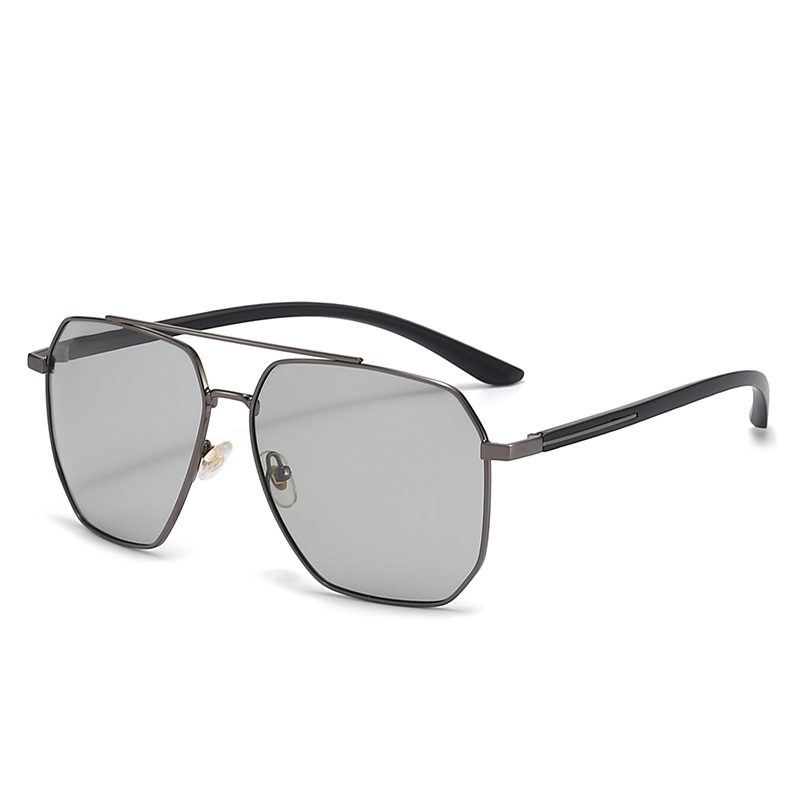 偏光太阳镜男款高端防紫外线开车黄色镜片墨镜防强光方框钓鱼眼镜