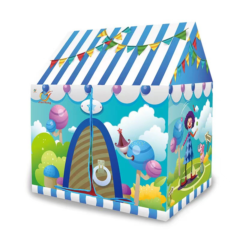定制儿童室内过家家游戏屋玩具帐篷宝宝男女孩公主角色扮演小房子白底实物图