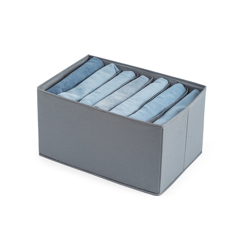 Oxford cloth storage box, storage basket, wardrobe, clothes, drawer-type compartments, trousers, sweaters, folding and organizing box, storage box Item Picture