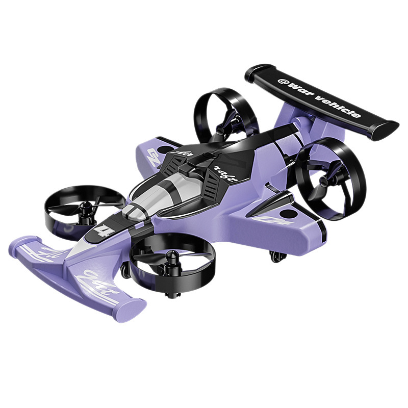Crossover nueva tierra aire de carreras drone rc coche modo dual carga resistente a la caída luz fija altura juguetes drone Item Picture