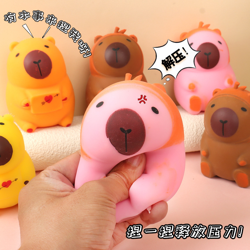The latest product from the manufacturer of the same style as Douyin, the "Kaping Bar" pinching Fun stress-relieving and venting slow rebound animal Pinching Stress-relieving toy details Picture