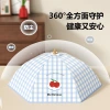 Cartoon winter insulated vegetable cover, household food foldable dust-proof vegetable cover, leftover food cover, food cover, sealed cover Specification image
