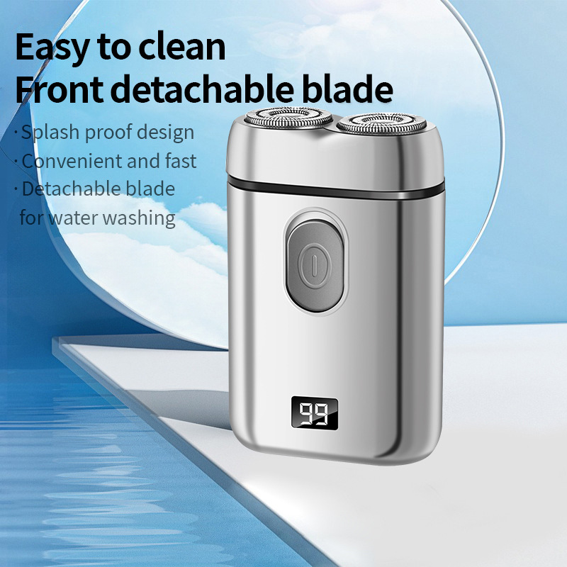 Cross-border electric rechargeable men's portable LCD razor, double-head and double-head beard razor manufacturer Application Scenario