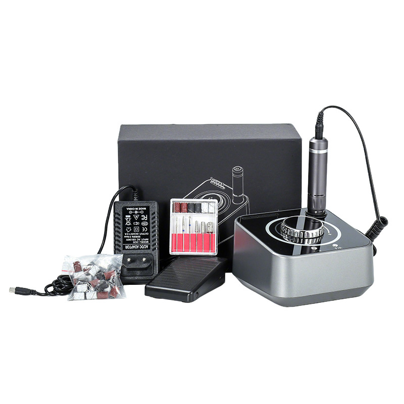 UV601 Youwei desktop plug-in nail polish grinding machine for nail grinding, nail removal and polishing, with a large display screen and ambient lighting Item Picture