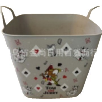Cute cartoon children's toy storage bucket, storage basket, laundry basket, light luxury home dirty clothes storage basket, dirty clothes basket Item Picture