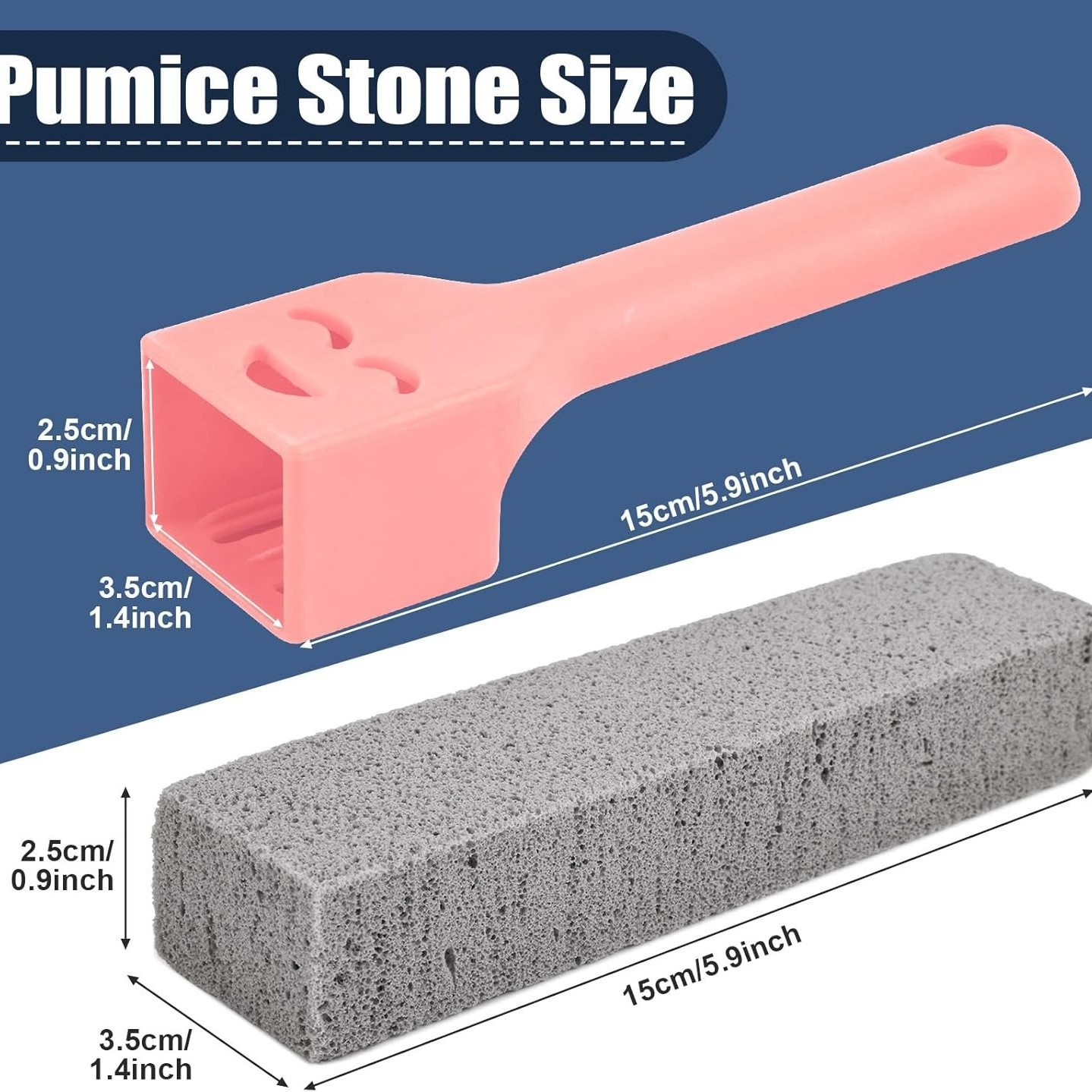 Pumice Toilet Brush, Household Cleaning Stick, Bathroom To Remove Yellowing And Water Level Line, Toilet Brush, Amazon Consignment, Can Be Labeled Application Scenario