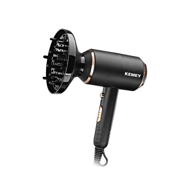 Komy secador de pelo KM-8896 hammer estilo triple bloque regulador soplador de aire de alta potencia secador de pelo doméstico para peluquería Item Picture
