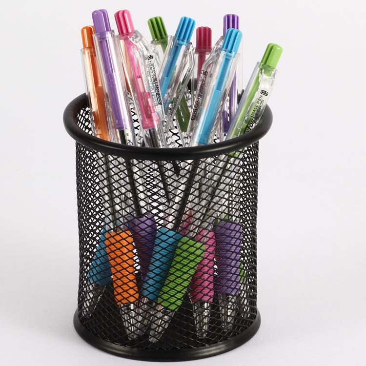 Transparent rod press ballpoint pen simple side-jumping office advertising promotion gift pen 5805 foreign trade ballpoint pen Specification drawing