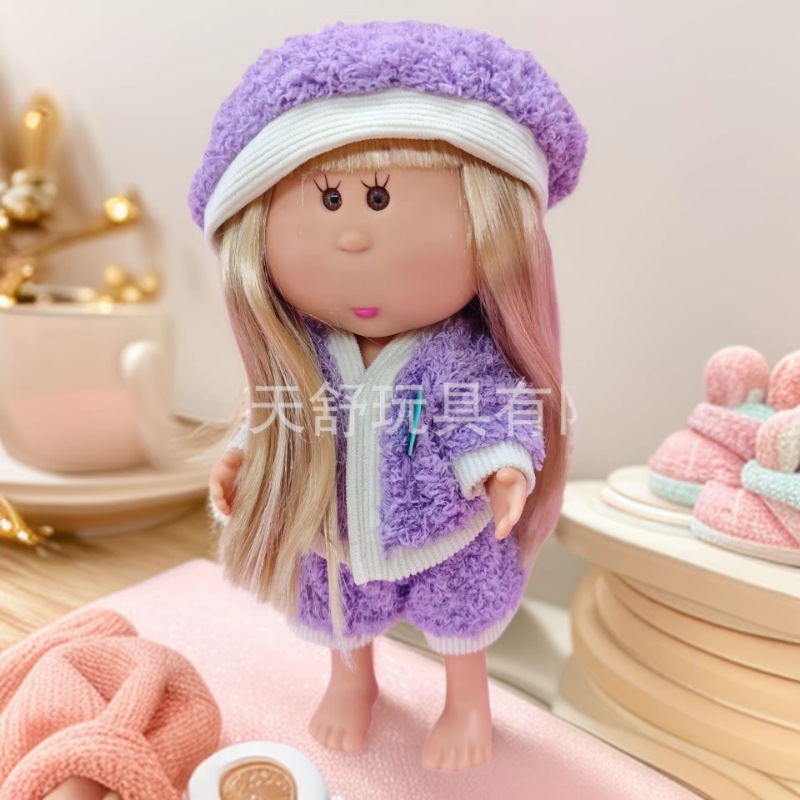 外贸新品24厘米西班牙Mia土豆娃娃mia公仔小矮人系列搪胶土豆娃娃