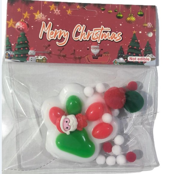 工厂直销TPR软胶圣诞中号猫掌猫爪捏捏乐萌宠大团子卡通减压玩具