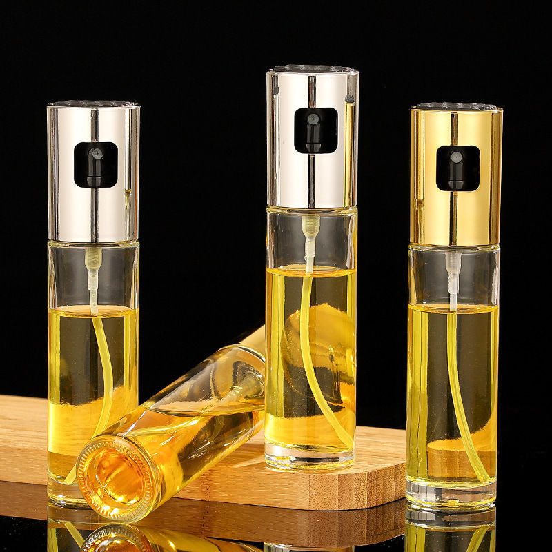 Lightweight 100ml oil sprayer, glass oil sprayer, oil bottle, kitchen household barbecue oil sprayer, spray oil control without oil sticking Specification image
