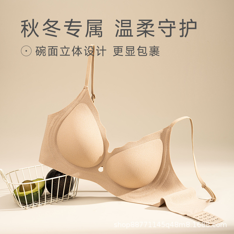 新款内衣女小胸聚拢舒适支撑上托防下垂凉感透气美胸文胸罩秋冬产品图