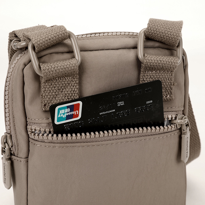 Summer crossbody small bag, portable large-screen phone bag, simple and versatile, small nylon bag for walking Application Scenario