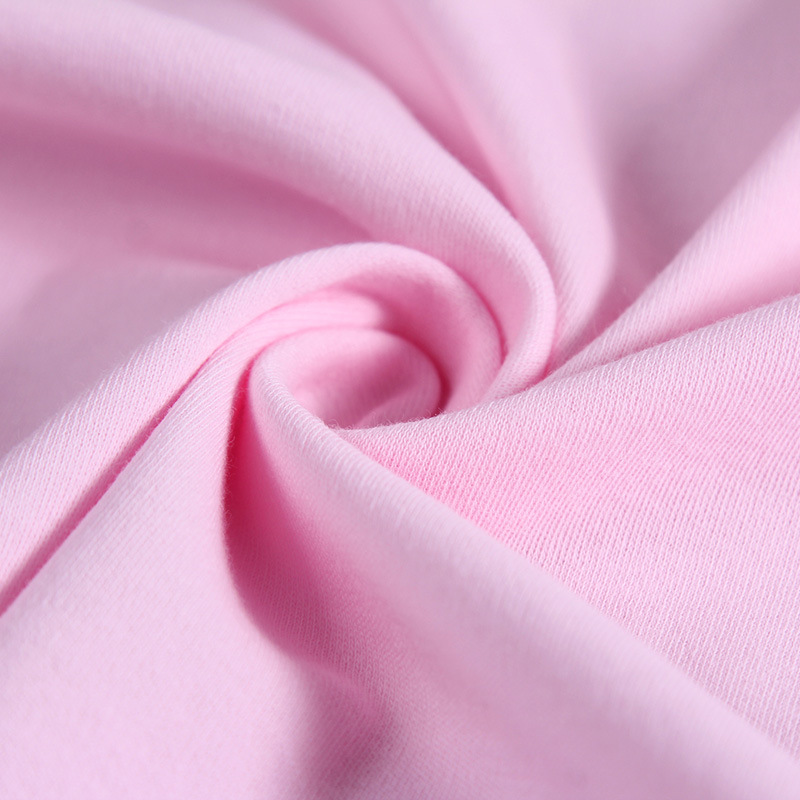 全棉素色双面棉毛布婴幼儿内衣连体衣全棉宝宝服针织摇粒绒面料详情图3