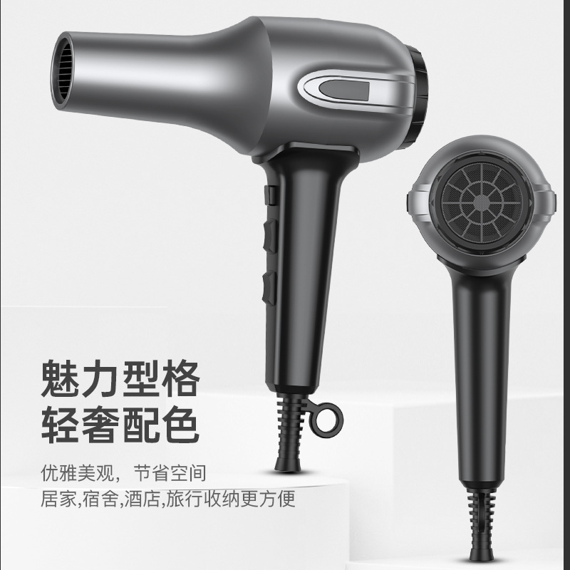 New cross-border foreign trade hair dryer, household hair dryer, hair salon high-power hair dryer, foreign trade gift M141 details Picture