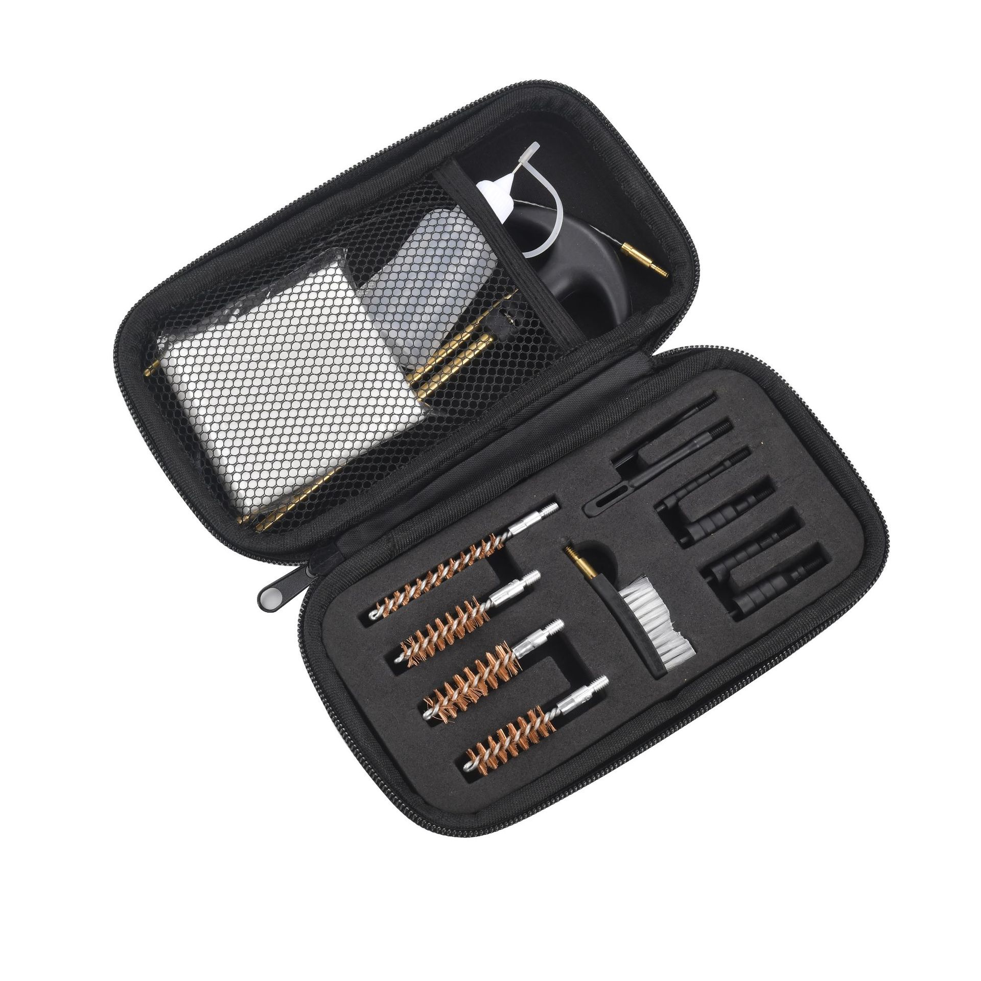 Jujian Cross-border best-selling gun brush, gun unblocking, cleaning and maintenance, gun barrel brush sleeve, gun cleaning tool, phosphor bronze brush, copper tip details Picture