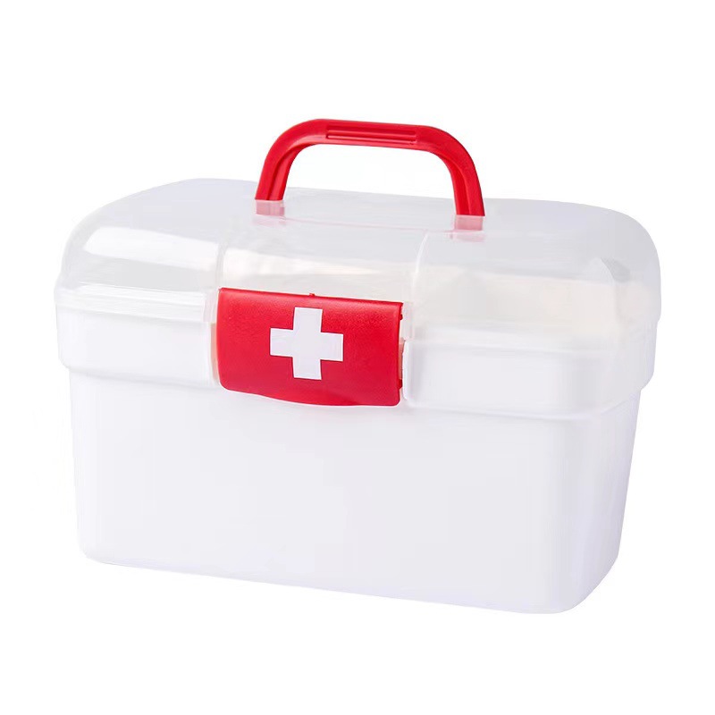 Cross-border export little nurse first aid kit, portable small medicine box, first aid kit, health care box, multi-purpose household medicine box Item Picture