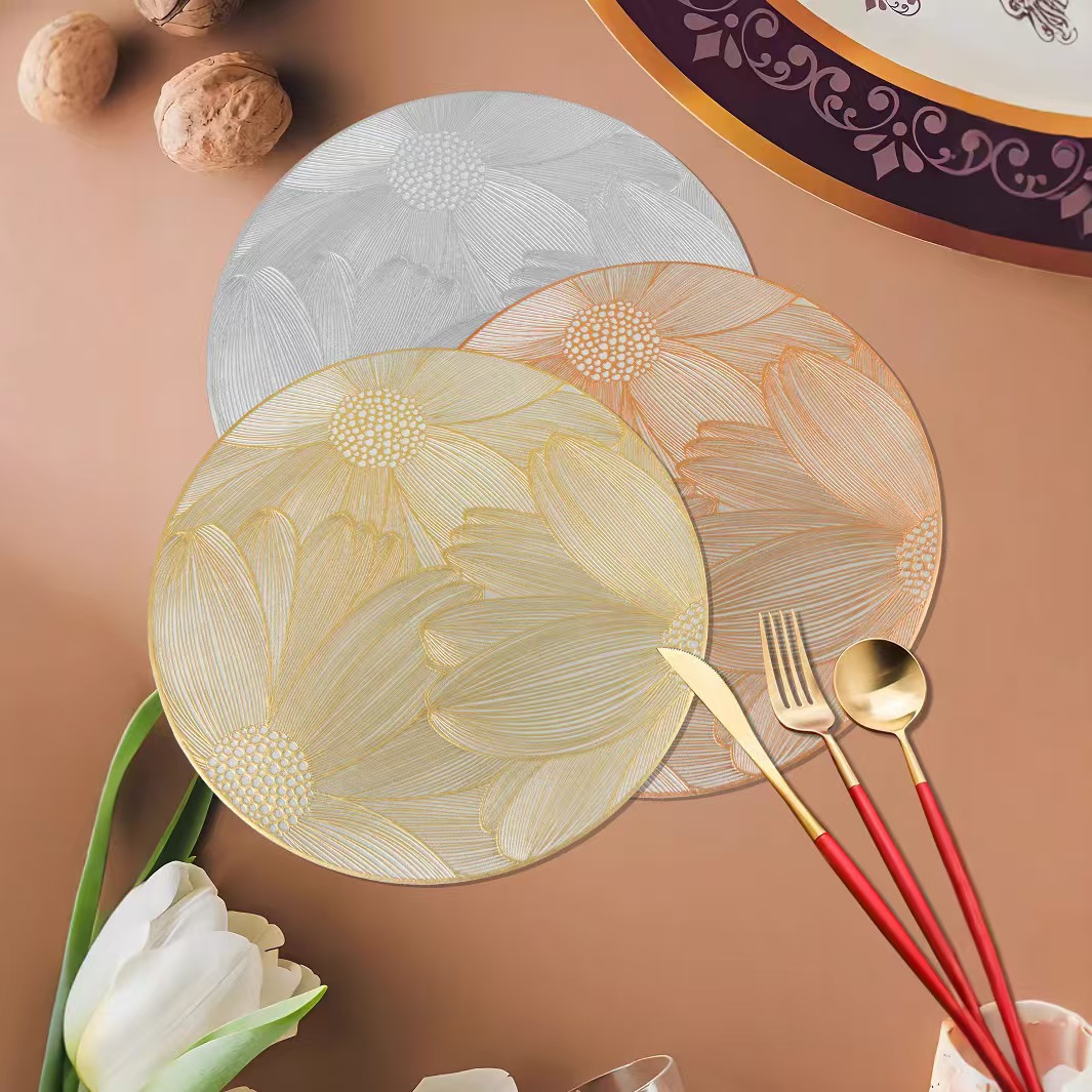 一棵树隔热垫/杯垫/隔热垫一棵树/棉线西餐垫/餐垫细节图