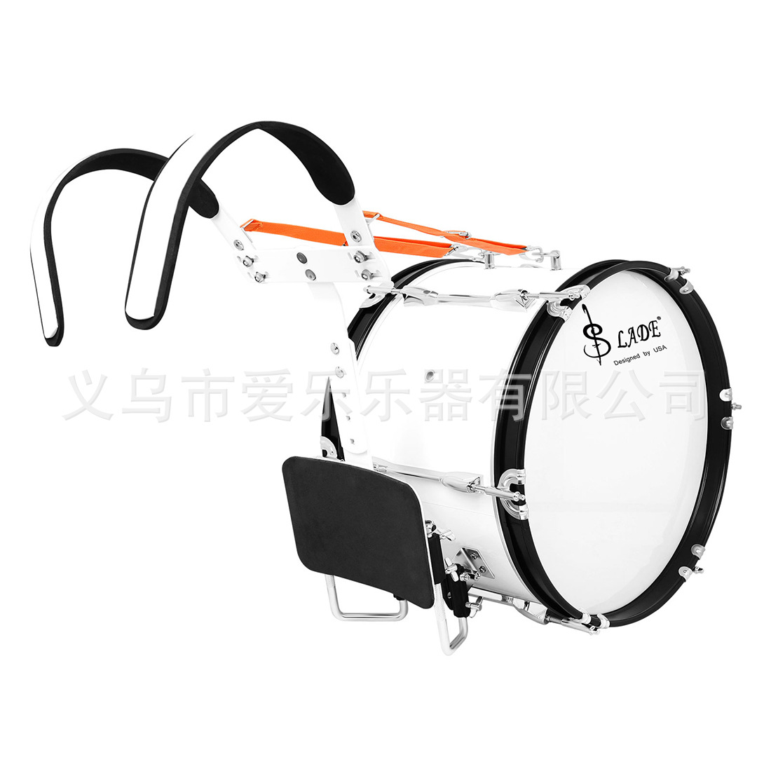 SLADE Snare Drum 16-inch snare drum with back frame and wooden cavity marching drum, adult school band snare drum Application Scenario