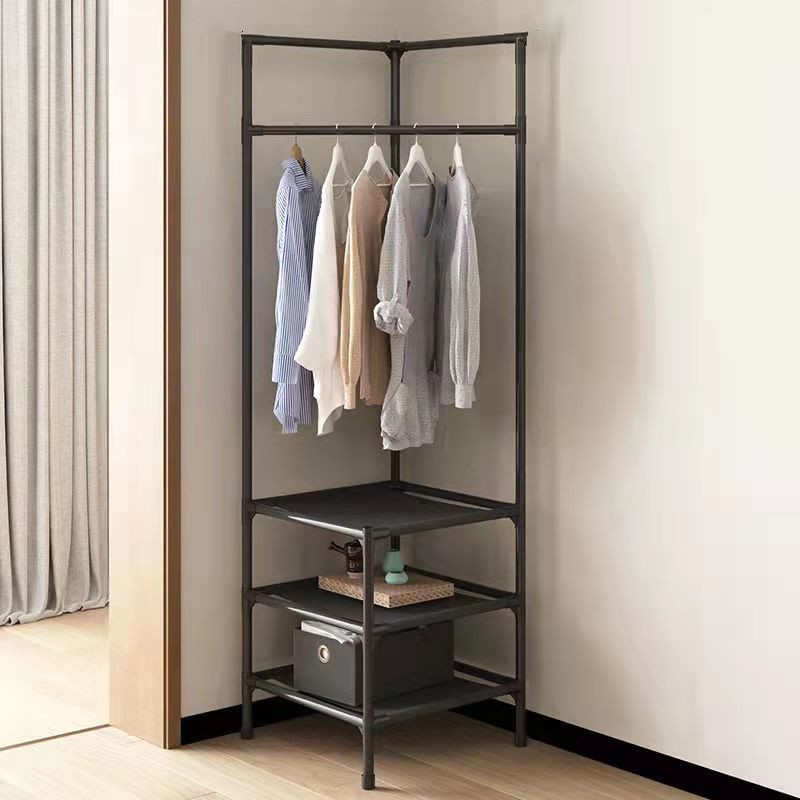 Corner coat rack, multi-layer assembly clothes hanger, hanging rack, bedroom corner clothes hanger, floor-standing storage rack