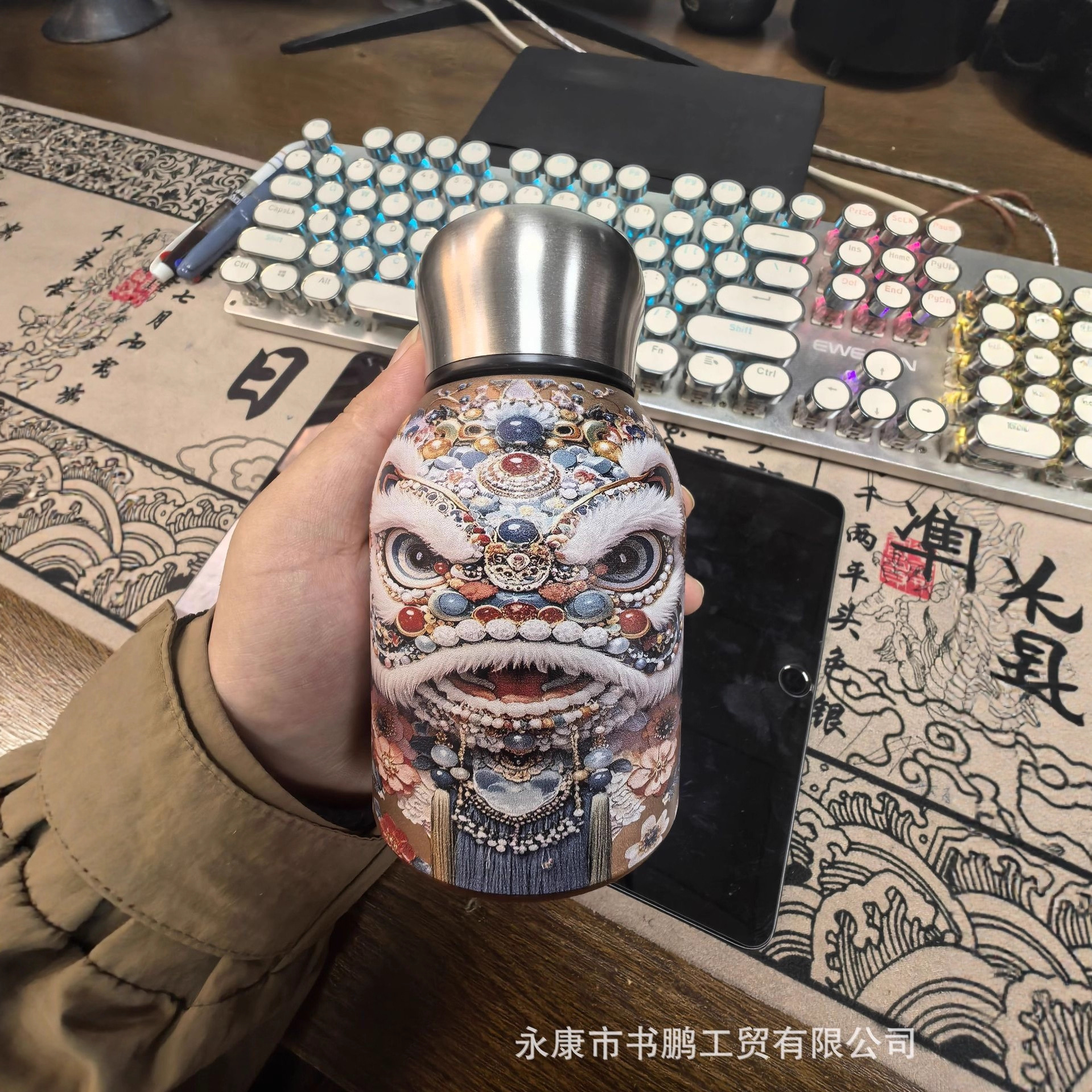 National trend mini chubby Ding water cup, insulated cup, pull ring, convenient pocket, simple and fashionable cup, company gift wholesale details Picture