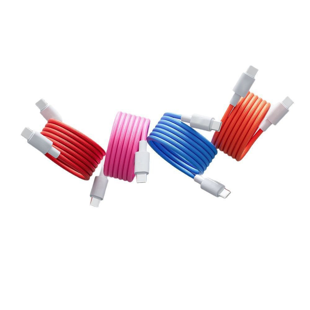Cross border trenzado multicolor magnético absorción nano cable doble type-c para android apple 1516 huawei xiaomi cable de datos Item Picture