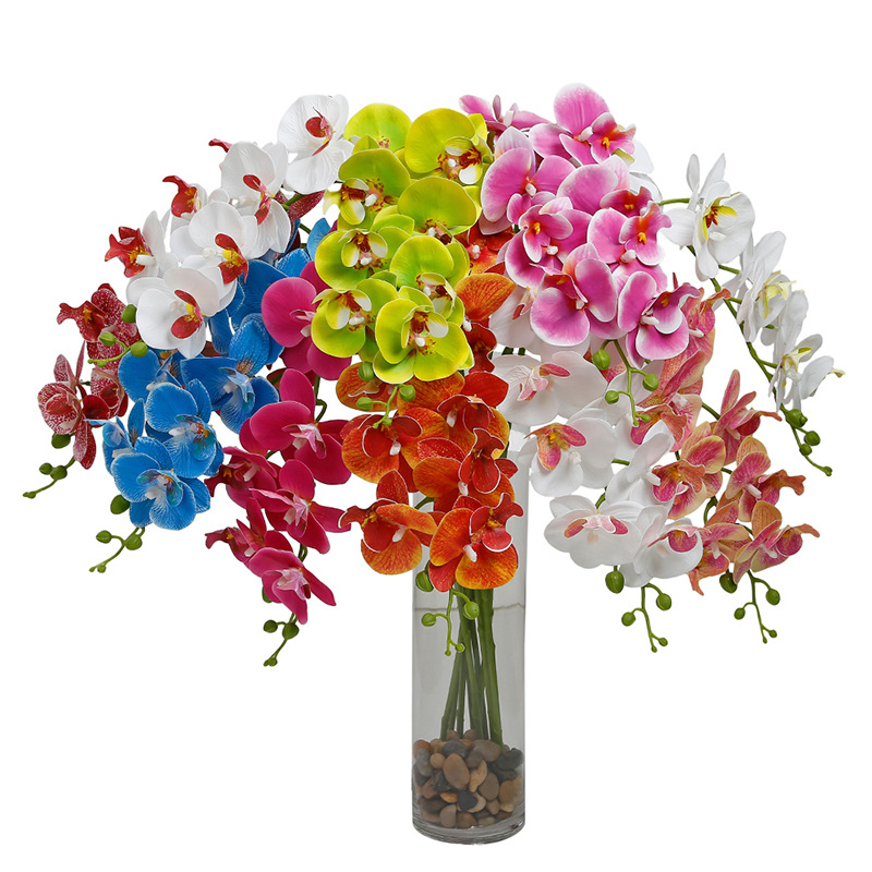 Looking for a factory to produce a single 3d printed 9-head Phalaenopsis with a realistic touch and artificial flower for wedding and home decoration Item Picture