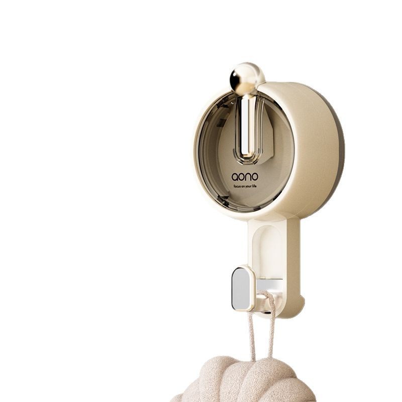 按压吸盘挂钩强力真空免打孔浴室无痕卫生间厨房门后承重毛巾粘钩