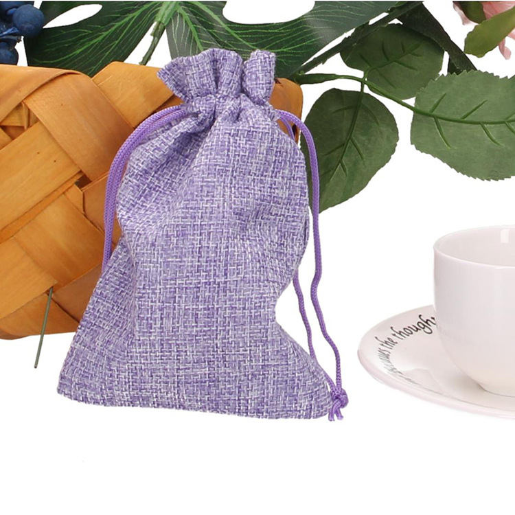 Drawstring small cotton and linen bag, retro drawstring bag, brocade bag, plate, beads, bracelet, jewelry, Buddhist prayer beads, and cultural play bag Specification image