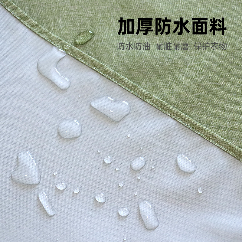 High-quality aprons are waterproof, oil-proof and stain-proof. They are suitable for home use, catering, nail salons, work, advertising, and waistbands Application Scenario