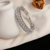 Amazon cross-border personalized full-diamond wide-edge open bracelet for women, exquisite, fashionable, light luxury, versatile and super dazzling accessory wholesale Application Scenario
