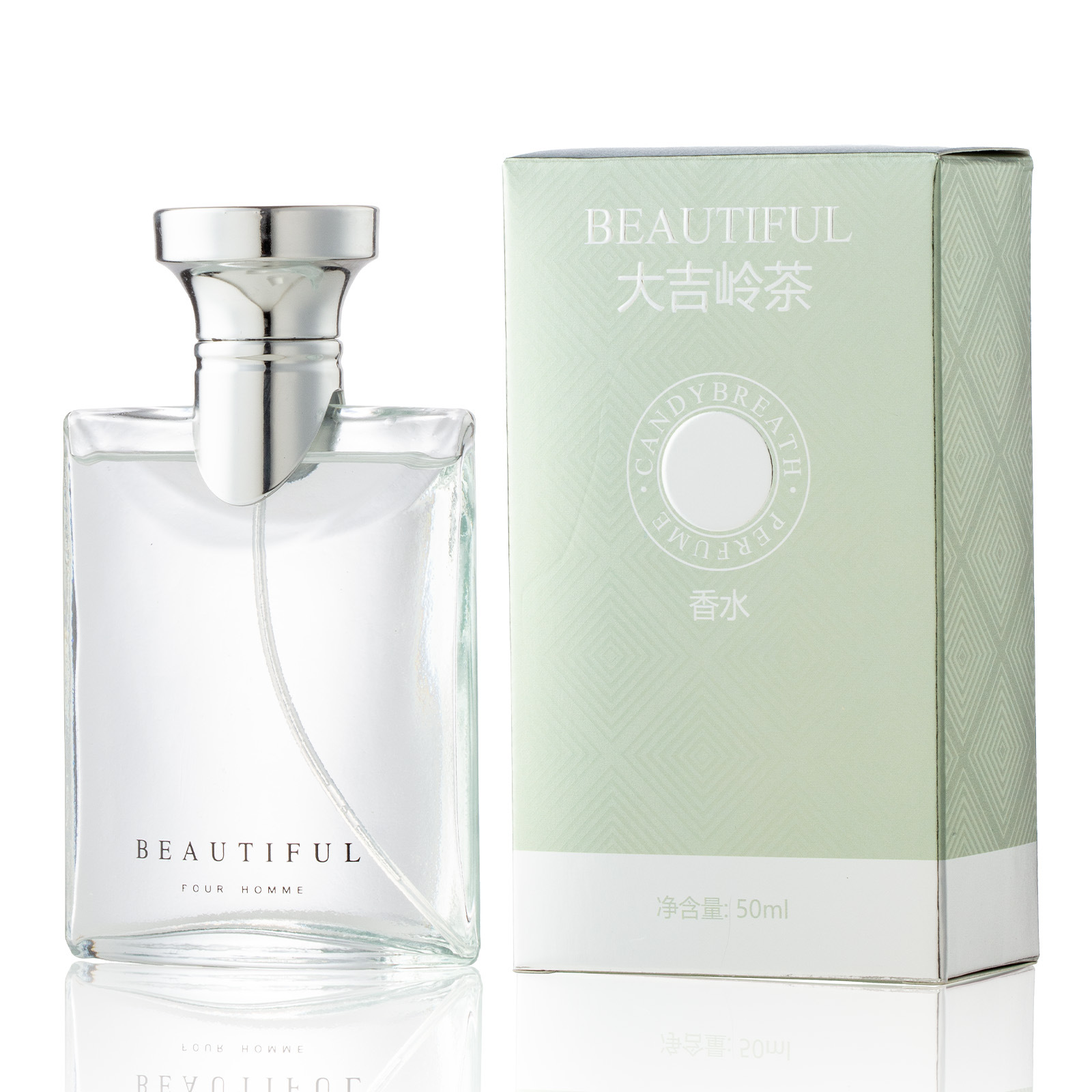 大吉岭茶男士香水持久留香淡香木质香调清新白茶古龙直播跨境爆款细节图