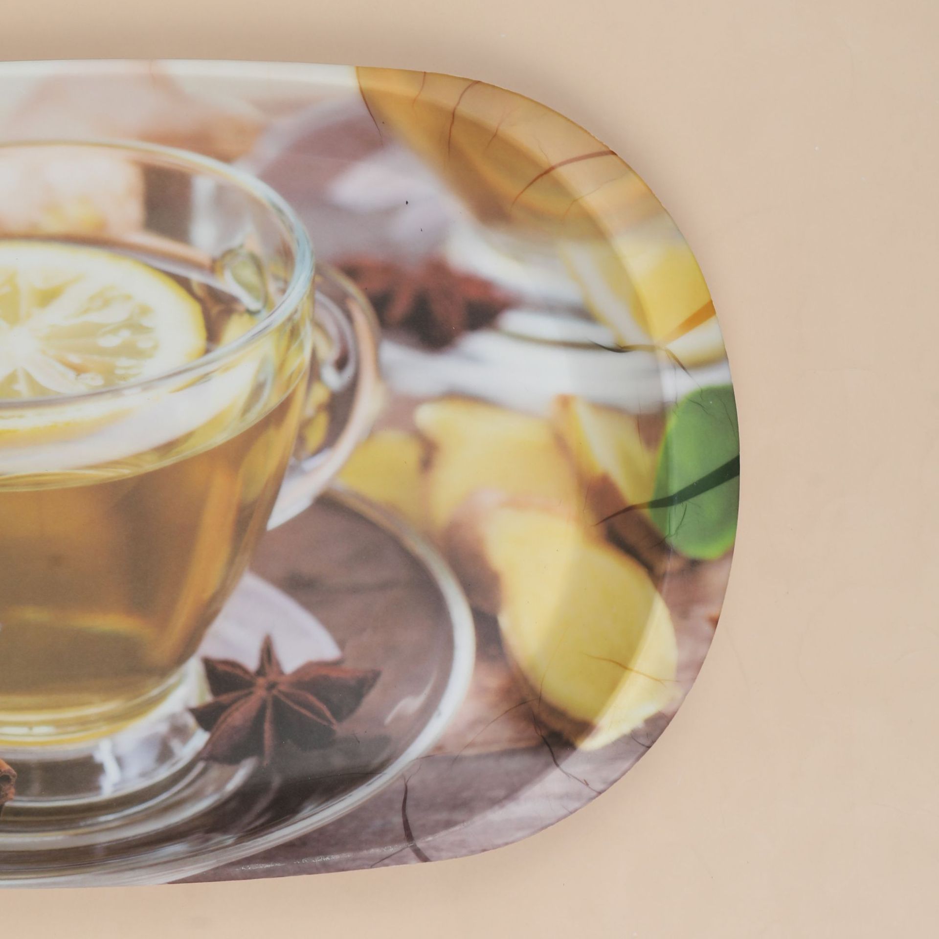 外贸密胺托盘家用放水杯茶盘放水果长方盘商用快餐店酒店托盘批发产品图