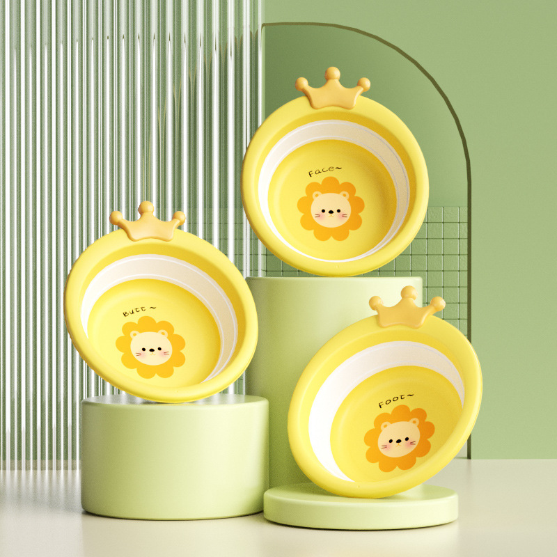 婴儿洗脸盆可折叠宝宝新生儿童用品洗脸洗屁屁洗脚小盆子家用脸盆