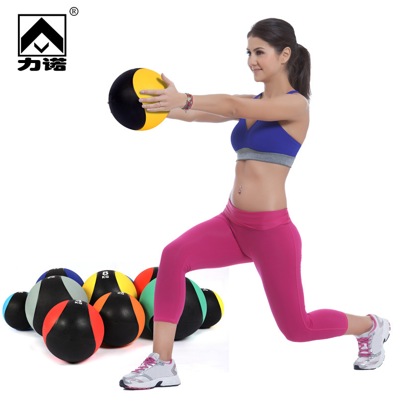 Medicine balls, gravity balls, waist and abdominal exercise balance balls, rehabilitation training exercise solid balls, rubber elastic balls, fitness medicine balls