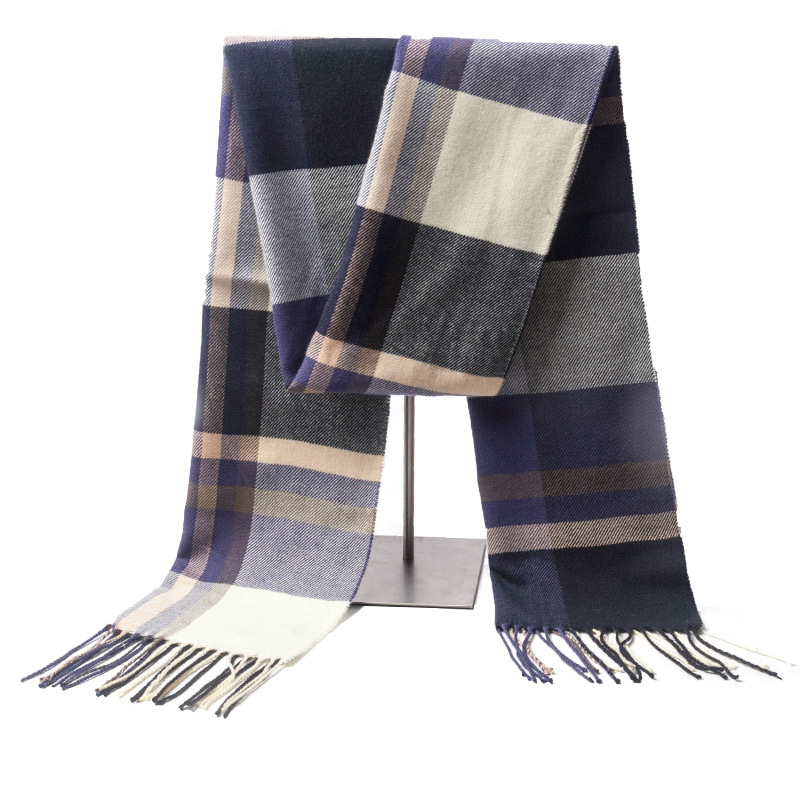 One-piece consignment of new winter cashmere scarves, men's scarves, men's scarves, women's scarves, imitation cashmere scarves, thick British checkered ones, wholesale from street stalls