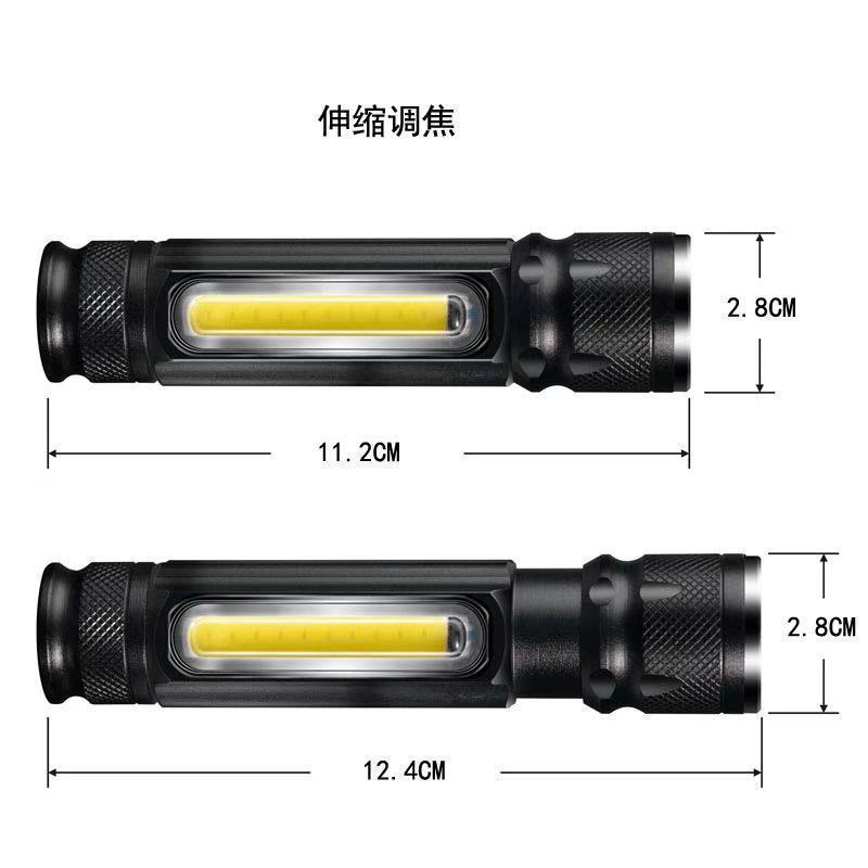 T6 multi-functional magnetic car repair work light, powerful flashlight, outdoor lighting, charging, zoom, LED small flashlight Application Scenario