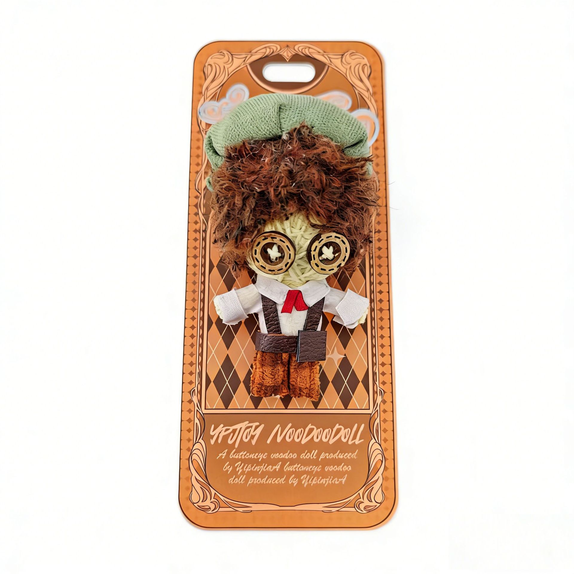 The postman's original cotton thread doll, the fifth series of handcrafted ornaments, the Fudu doll, exquisite children's toys Specification image