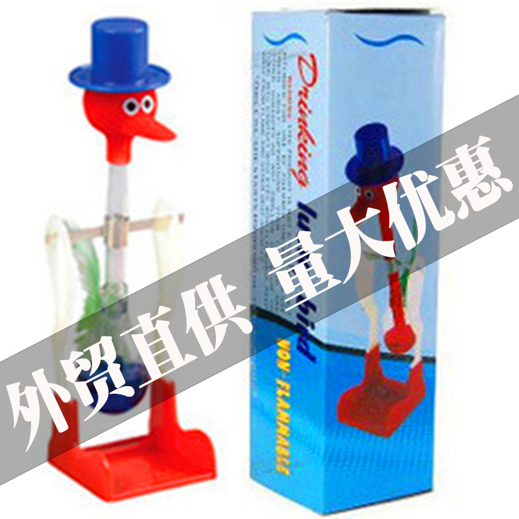 外贸出口wish速卖通益智礼品高科技创意永动鸟 饮水鸟 创意喝水鸟