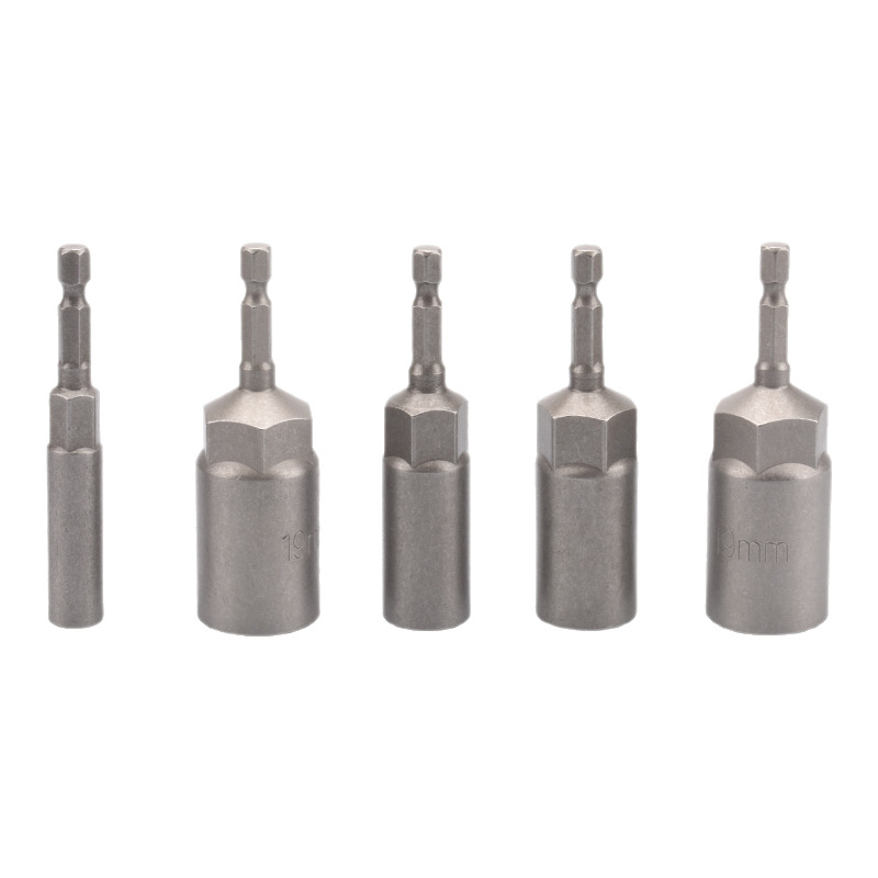 The manufacturer customizes multi-specification deepened socket hand drill tools, socket heads, hexagonal handles, screws and extended socket wrenches Item Picture