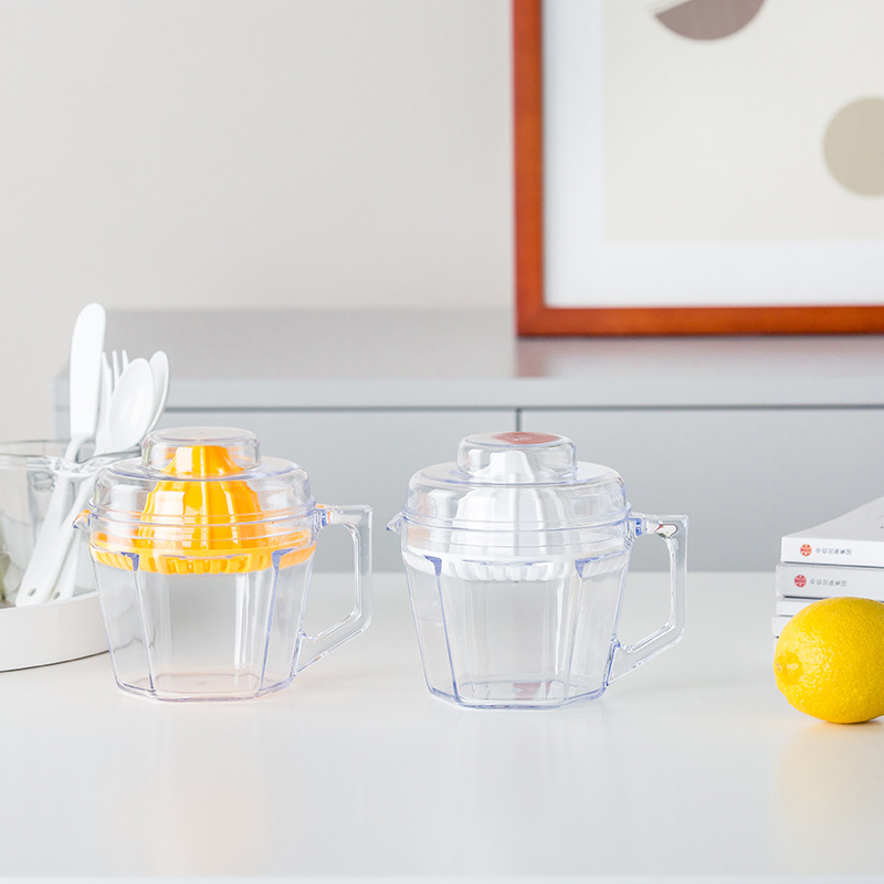 万福9957塑料榨汁机手动榨汁器简易压汁器便携果汁挤汁器一件代发