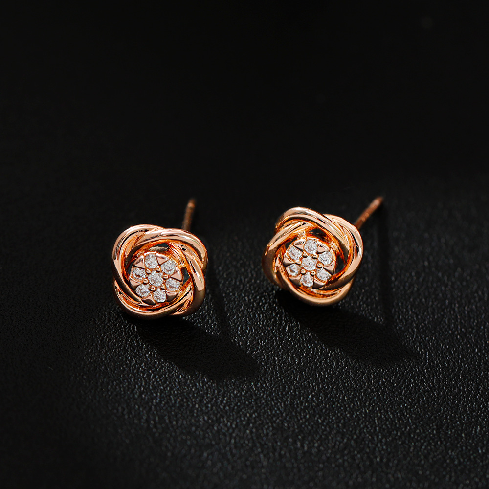 Hyacinth ins pequeño temperamento aretes moda luz lujo commuter delicados pendientes de circón 2025 nuevo estilo de moda earwear mujer Application Scenario