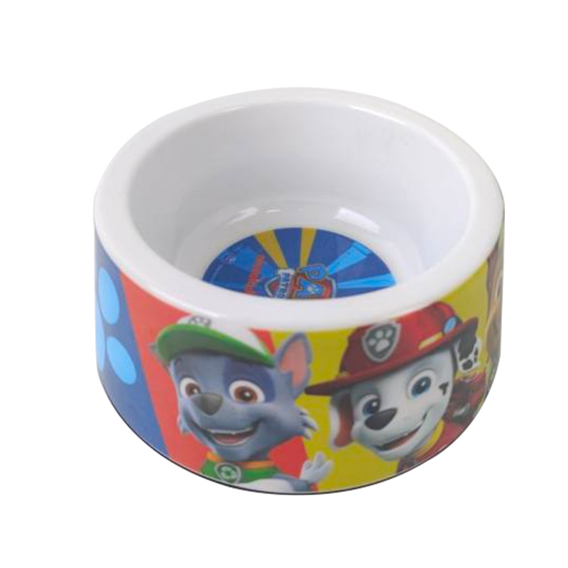 Cartoon Paw Patrol cat bowl, pet cat feeder, single cat bowl, cat food bowl, pet supplies, anti-knock dog bowl Item Picture