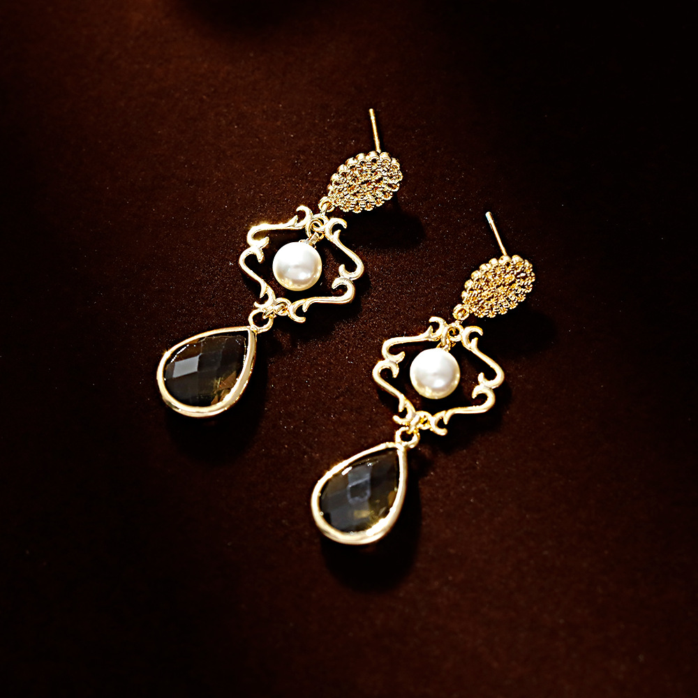 Hyacinth vintage harborwind vintag pendientes de alta calidad chic personalidad temperamento melard orejeras 2025 tik bang